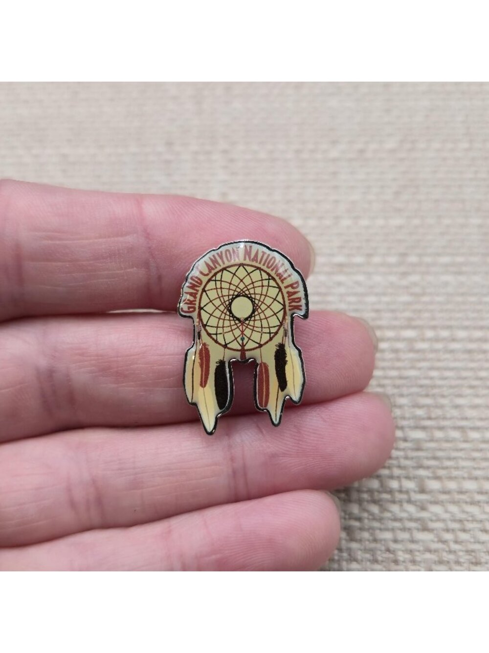 Grand Canyon National Park Dreamcatcher Travel Souvenir Enamel Lapel Pin A8775